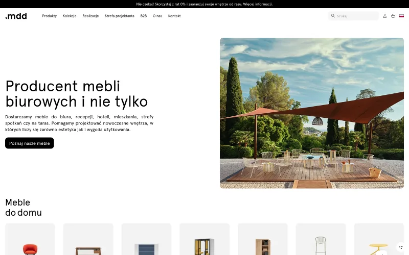 Strona główna .mdd — producenta mebli biurowych